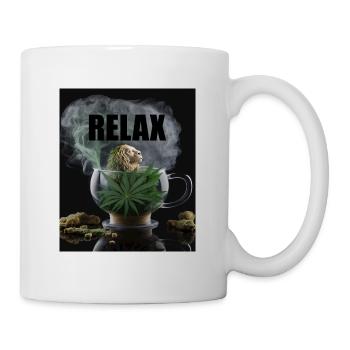 Cadeau Cannabis Relax - Mug blanc - blanc - Droite