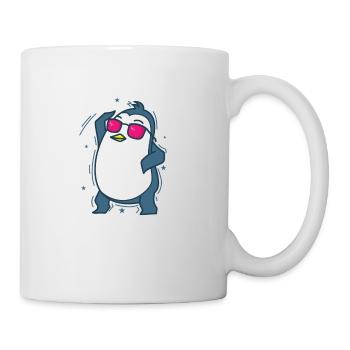 Penguin dancing Antarctica bird - Mug - white - Right
