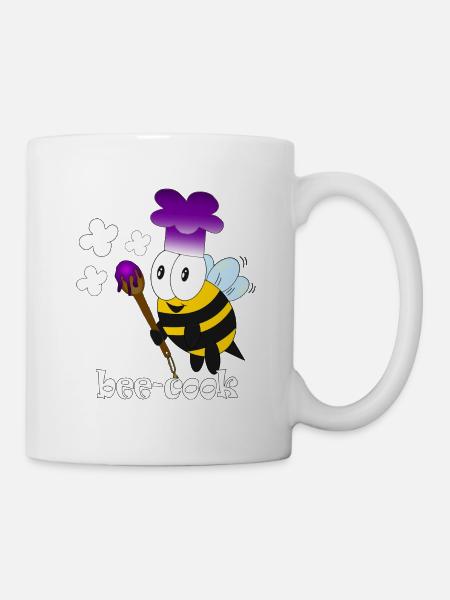 bee Cook - Tasse - Weiß