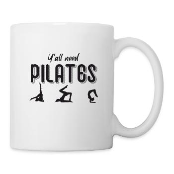 Méditation, Zen Yoga et Pilates - Mug blanc - blanc - Droite