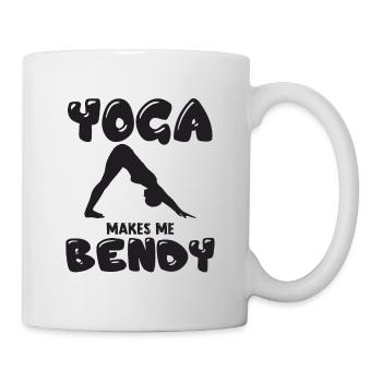 Méditation, Zen Yoga et Pilates - Mug blanc - blanc - Droite