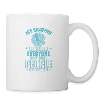 Le patinage sur glace n’est pas pour tout le monde seulement cool Les gens - Mug blanc - blanc - Droite