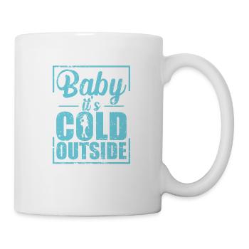 Baby it’s Cold Outside Schlittschuhlaufen - Mug - white - Right