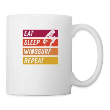 White Sleep Wingsurf Repetition - Mug - white - Right