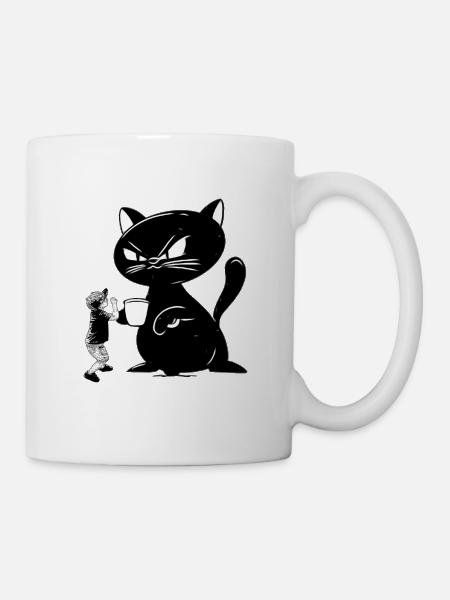 Chat - Mug blanc - blanc