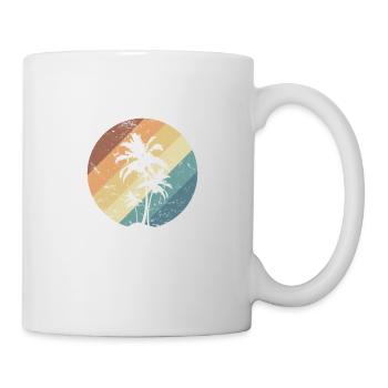 Palm Island Tree Holiday Beach - Mug blanc - blanc - Droite