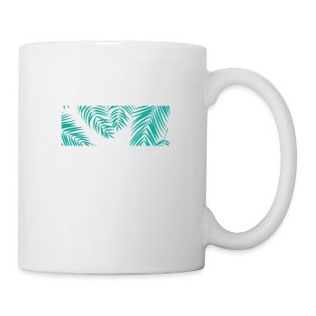 Palm Leaves Tree Holiday Beach - Mug blanc - blanc - Droite
