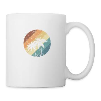 Palmier Relaxation Plant Holiday Beach - Mug blanc - blanc - Droite