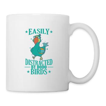Easily Distracted by Dodo Birds Tier - Mug - white - Right