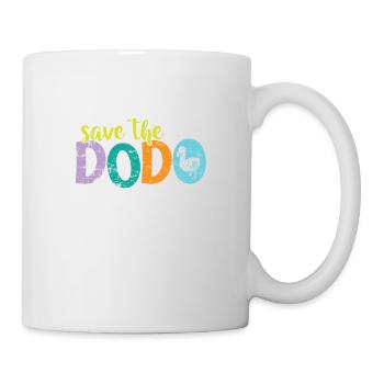 Save the Dodo bird from Mauritius - Mug - white - Right