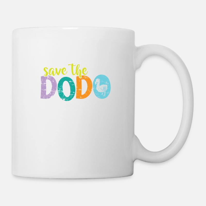 Sauvez l’oiseau Dodo de l’île Maurice - Mug blanc - blanc