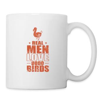 Real Men Love Dodo Birds Animal Bird - Mug - white - Right