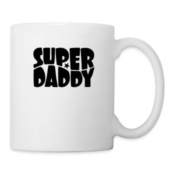Super Daddy for the Best Daddy In Comic Style - Mug - white - Right