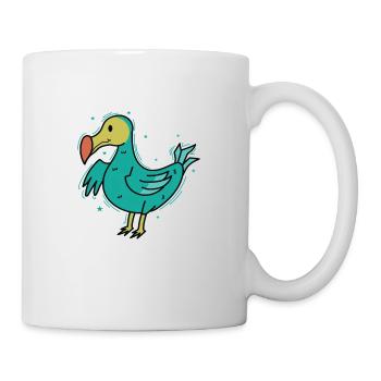 cute dodo bird from Mauritius - Mug - white - Right