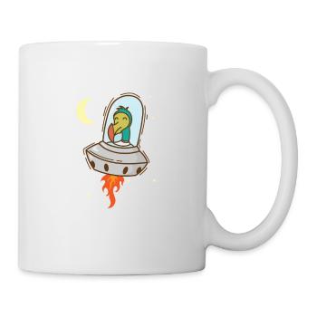 Dodo in space Bird from Mauritius - Mug - white - Right