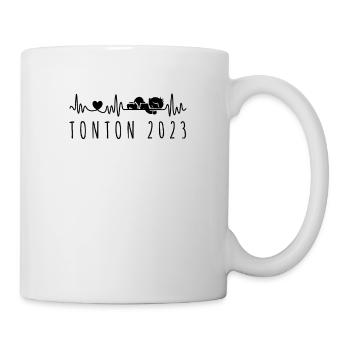 Futur Tonton 2023 ECG Avec Bébé Annonce Grossesse - Tasse - Weiß - Rechts