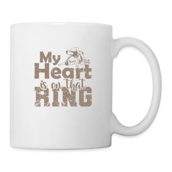 My Heart is on that Ring Wrestling Show Fight - Mug - white - Right