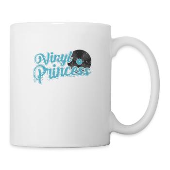 Vinyle Princess Record Enregistrements de musique - Mug blanc - blanc - Droite