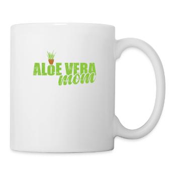 Aloe Vera Mom Heilpflanze Medizin Kosmetik - Tasse - Weiß - Rechts