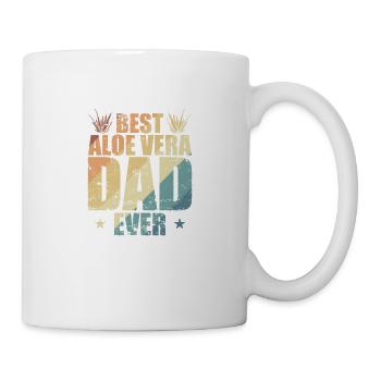 Best Aloe Vera Dad ever Heilpflanze Haut - Tasse - Weiß - Rechts