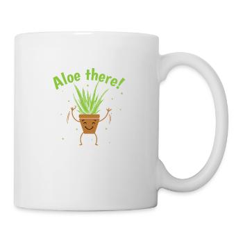 Aloe there! Aloe Vera Cream Cosmetics - Mug - white - Right