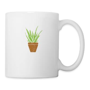 Plant Aloe Vera Cosmetics Natural - Mug - white - Right