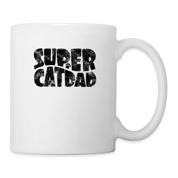 Super Cat Dad for Best Cat Dad Ever Retro - Mug - white - Right