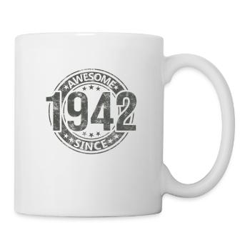 Awesome Since Vintage 1942 Retro Birthday - Mug - white - Right