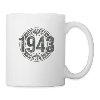 Awesome Since Vintage 1943 Retro Birthday - Mug - white - Right