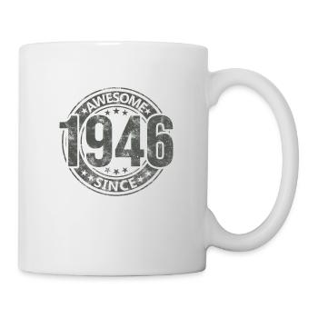 Awesome Since Vintage 1946 Retro Birthday - Mug - white - Right