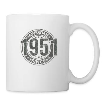 Awesome Since Vintage 1951 Retro Birthday - Mug - white - Right