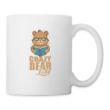 Crazy Bear Lady Forest Animal - Mug - white - Right