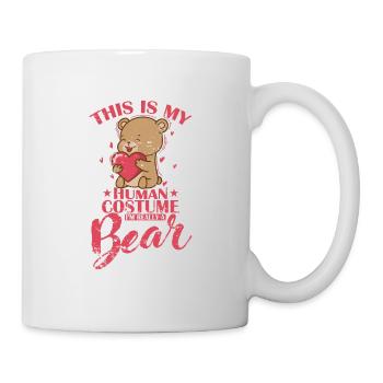 This is my Human Costume I'm really a Bear Tier - Mug - white - Right