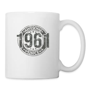 Awesome Since Vintage 1961 Retro Birthday - Mug - white - Right