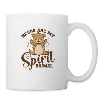 Les ours sont mon animal spirituel Wildnis - Mug blanc - blanc - Droite