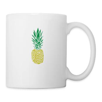 Pineapple tropical sweet fruit - Mug - white - Right