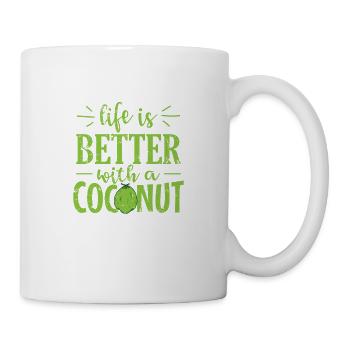 Life is Better with a Coconut Fruit - Mug - white - Right