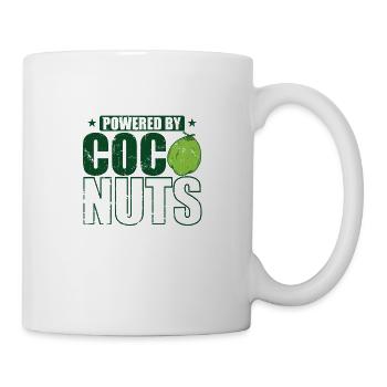 Propulsé par Coconuts Palm Exotic Fruit - Mug blanc - blanc - Droite