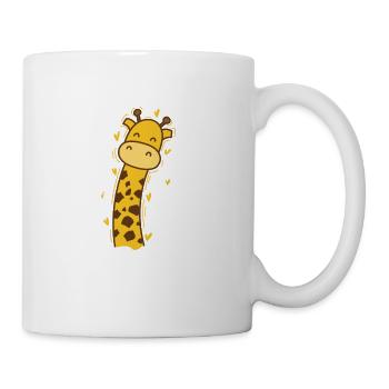 Giraffe Rejoices Zoo Animal Park Safari - Mug - white - Right