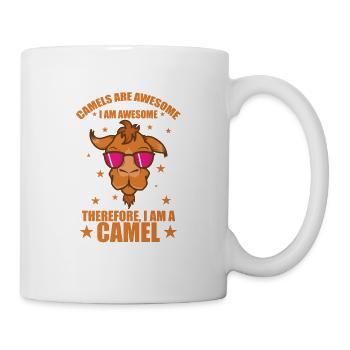 Camels are Awesome I am Awesome Dromedar - Mug - white - Right