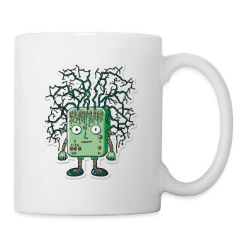 Technologie des implants neuronaux - Mug blanc - blanc - Droite