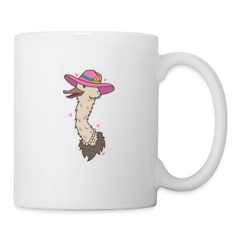 Oiseau d’autruche en Afrique - Mug blanc - blanc - Droite
