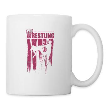 Pro Wrestling Show Ring de combat - Mug blanc - blanc - Droite