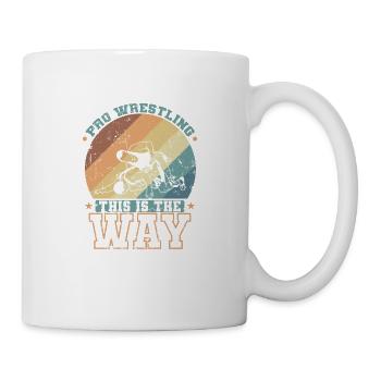 Pro Wrestling this is the Way Show Kampf - Tasse - Weiß - Rechts