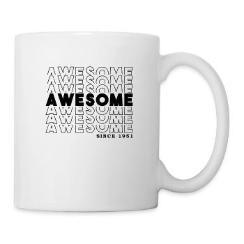 Awesome Since 1951 Man Woman Birthday Retro - Mug - white - Right