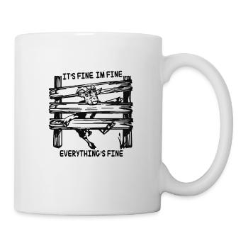 Its Fine Im Fine Everything Is Fine Goat - Mug - white - Right
