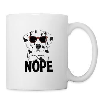 Nope Dalmatien Chien Nope - Mug blanc - blanc - Droite
