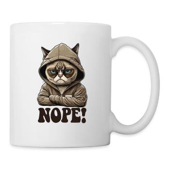 Nope! Neinsager - Mitarbeiter Arbeitskollegen - Tasse - Weiß - Rechts