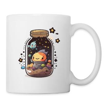 Conteneur cosmique - Mug blanc - blanc - Droite