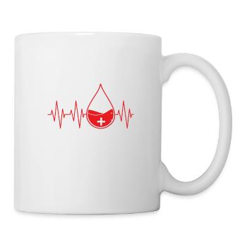 Frequency of white blood drops - Mug - white - Right